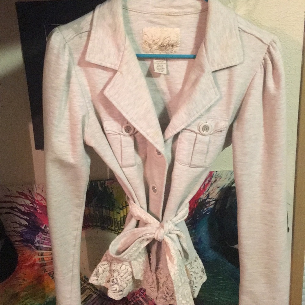 Button up jacket.